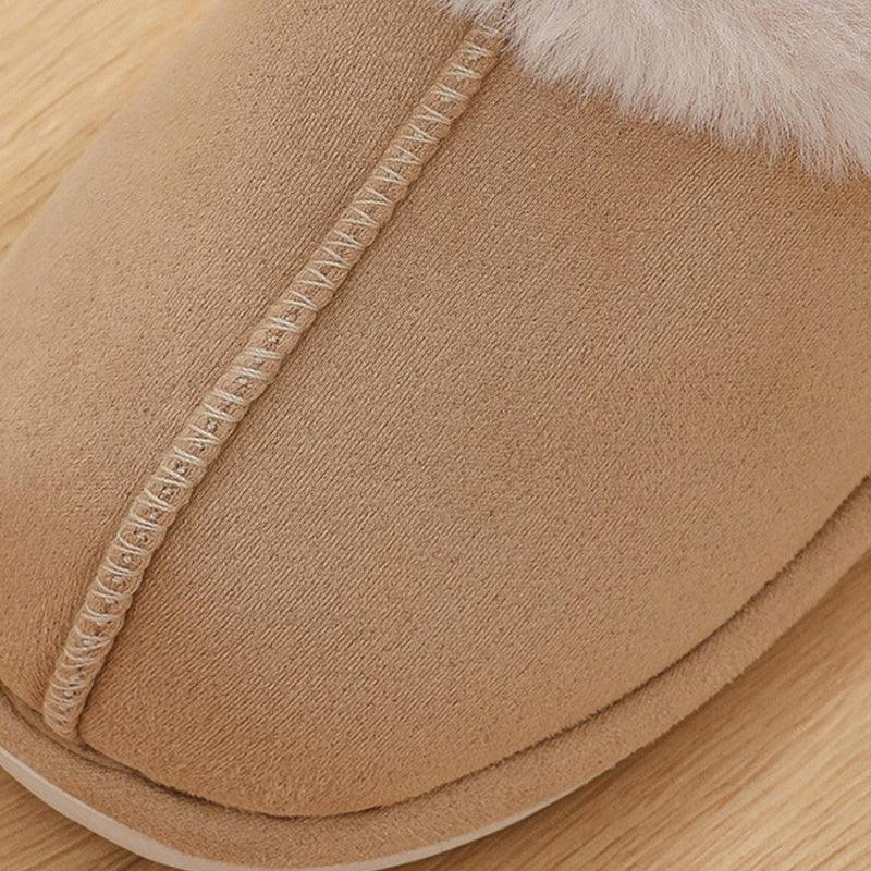 Exclusive Soft Lined Cotton Shoes | Warm Non-Slip House Slippers — Brown — Size 36or37 — Alternate View 17