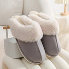 Exclusive Soft Lined Cotton Shoes | Warm Non-Slip House Slippers — Brown — Size 36or37 — Alternate View 13