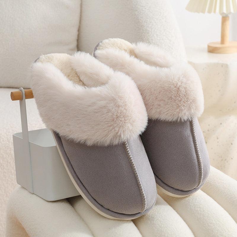 Exclusive Soft Lined Cotton Shoes | Warm Non-Slip House Slippers — Brown — Size 36or37 — Alternate View 13