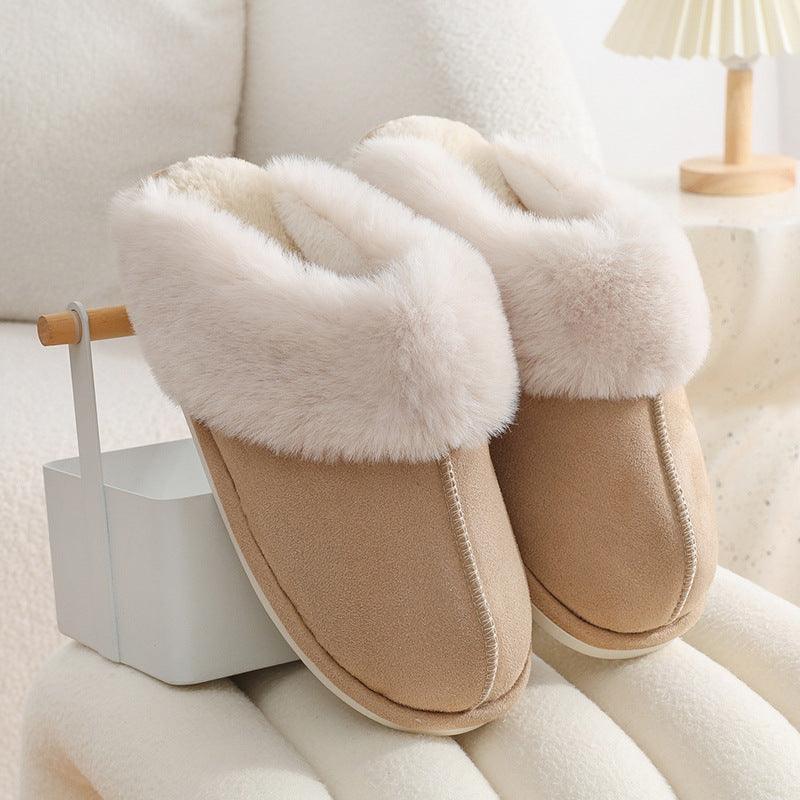 Exclusive Soft Lined Cotton Shoes | Warm Non-Slip House Slippers — Brown — Size 36or37 — Alternate View 11