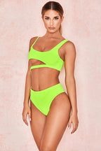 Exclusive Solid color ladies swimwear — Black — Size L — Alternate View 12