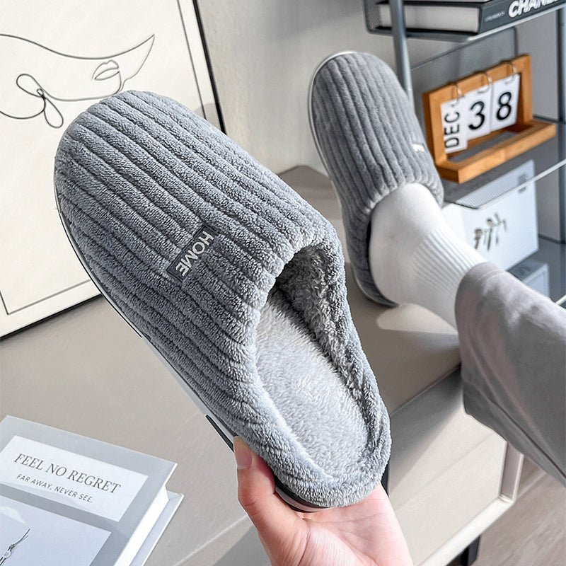 Exclusive Solid Color Simple Cotton Slippers — Pink — Size 36or37 — Alternate View 15
