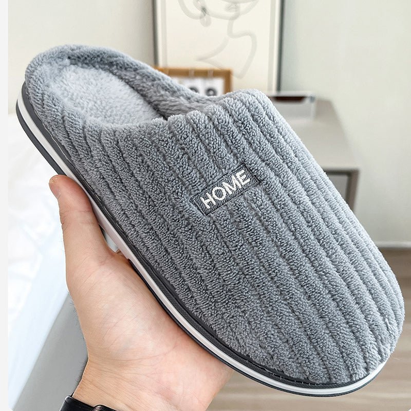 Exclusive Solid Color Simple Cotton Slippers — Pink — Size 36or37 — Alternate View 13