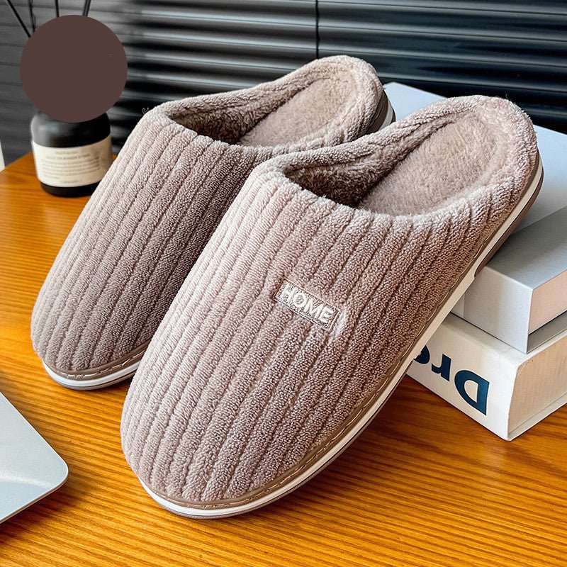 Exclusive Solid Color Simple Cotton Slippers — Pink — Size 36or37 — Alternate View 10