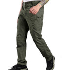 Exclusive Solid Color Waterproof Men's Wear-resistant Plaid Overalls — Black — Size 2XL — Alternate View 12