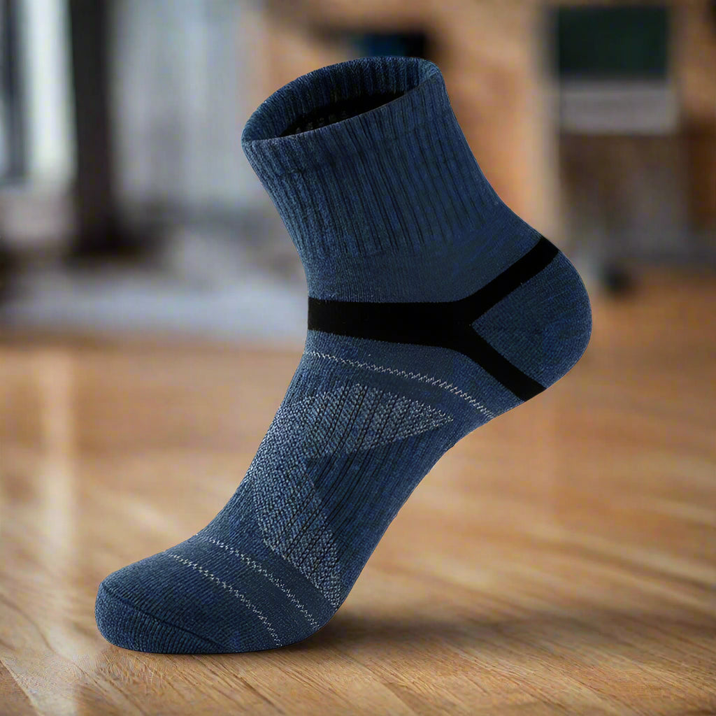 Exclusive Sports socks basketball socks — Black 3pcs — Size One size — Front View