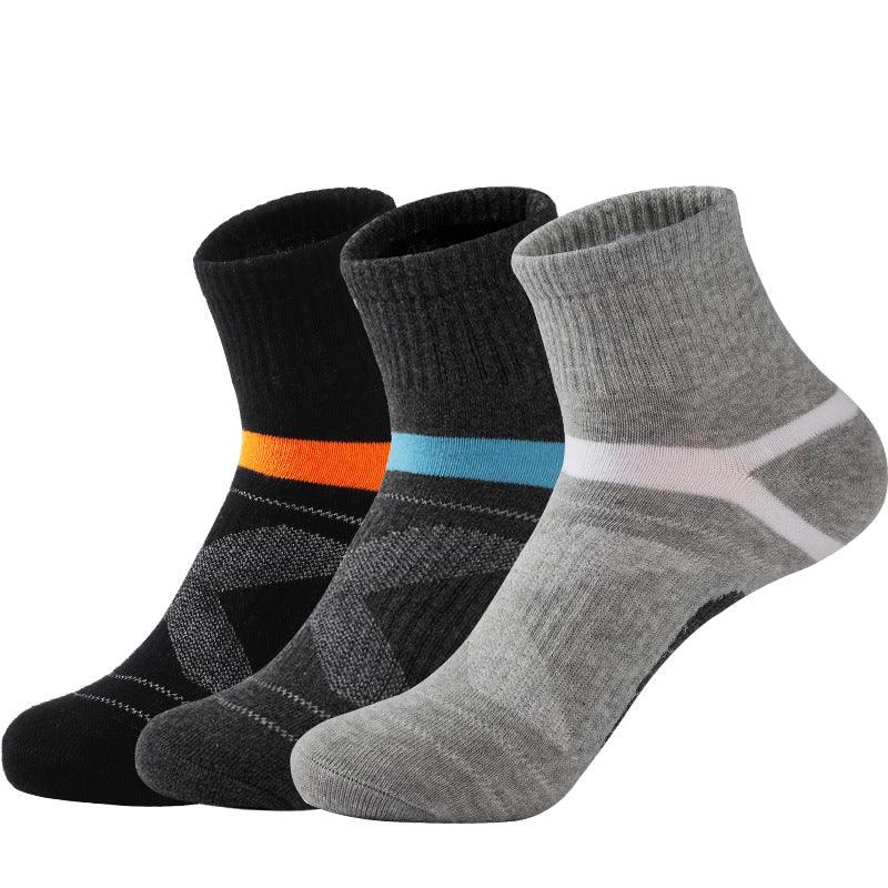 Exclusive Sports socks basketball socks — Black 3pcs — Size One size — Back View