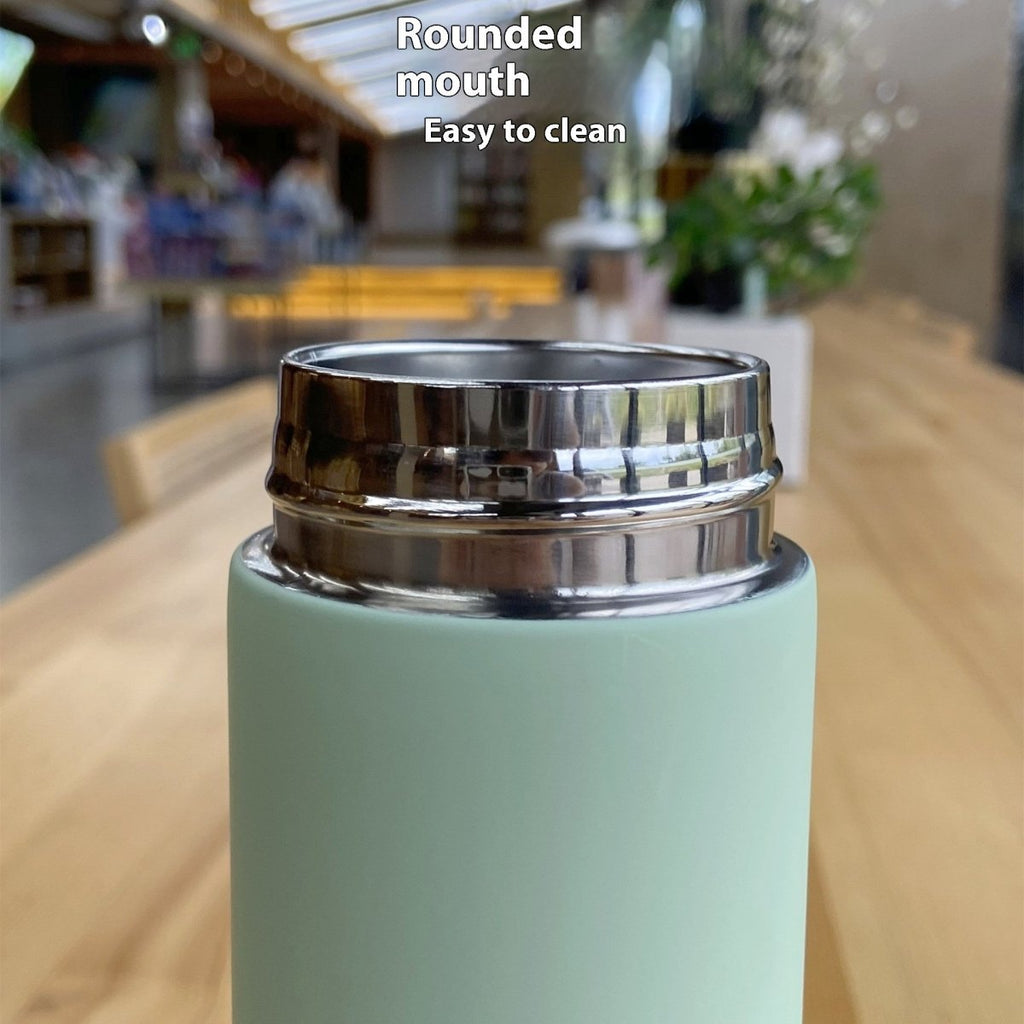Exclusive Stainless Steel Double-layer Intelligent Display Temperature Cup — Pink — Size 500ml — Alternate View 13