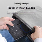 Exclusive Stand Foldable Charging Station — White — Size IPhone — Top View