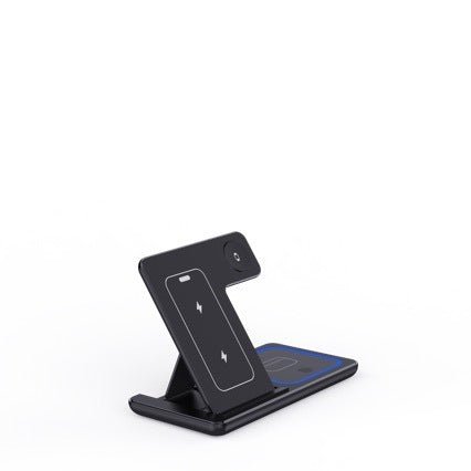 Exclusive Stand Foldable Charging Station — White — Size IPhone — Lifestyle View