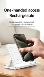 Exclusive Stand Foldable Charging Station — White — Size IPhone — Alternate View 13