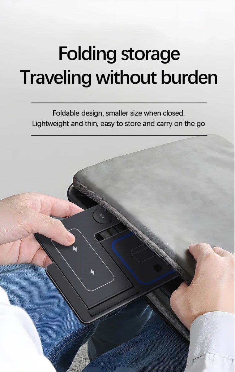 Exclusive Stand Foldable Charging Station — White — Size IPhone — Alternate View 12