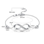Exclusive 8 Bracelet Female Silver Jewelry — Silver — Detail View