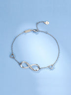 Exclusive 8 Bracelet Female Silver Jewelry — Silver — Top View
