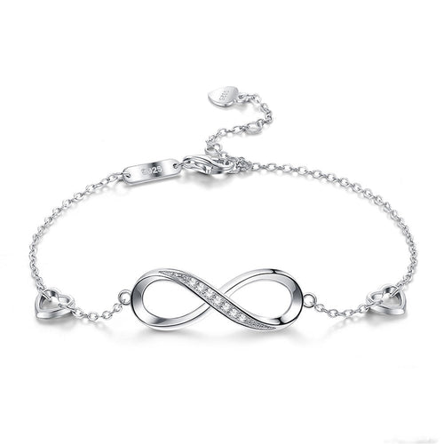 Exclusive 8 Bracelet Female Silver Jewelry — Silver — Front View