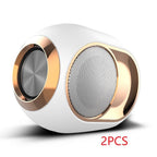 Exclusive Subwoofer wireless TWS series card sound — White 2pcs — Top View