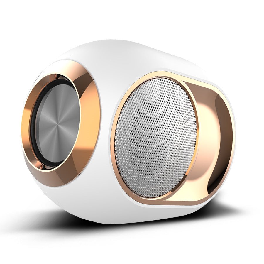 Exclusive Subwoofer wireless TWS series card sound — White 2pcs — Side View