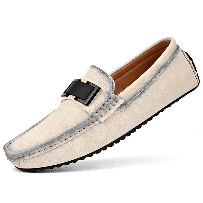 Exclusive Lightweight Plus Size Cowhide Casual Shoes — Gray — Size 38 — Alternate View 8