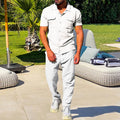 Exclusive Summer Men's Shirt Collection Set — Black — Size 2XL — Front View