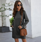 Exclusive Sweaters cardigan ladies tops — ArmyGreen — Size 3XL — Lifestyle View