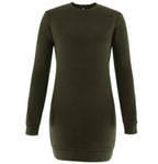 Exclusive Sweaters cardigan ladies tops — ArmyGreen — Size 3XL — Back View