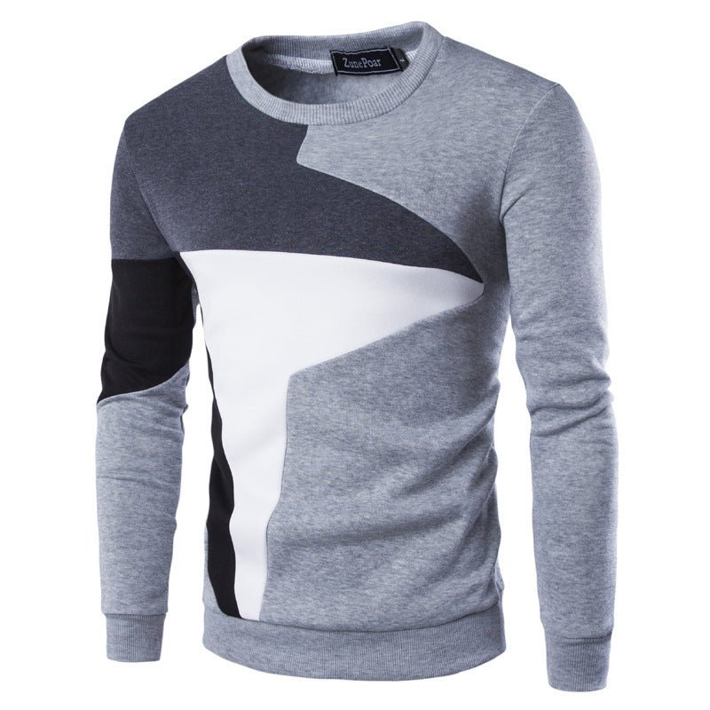 Exclusive Casual O-Neck Slim Cotton Knitted Mens Sweaters — Black — Size 3XL — Alternate View 7