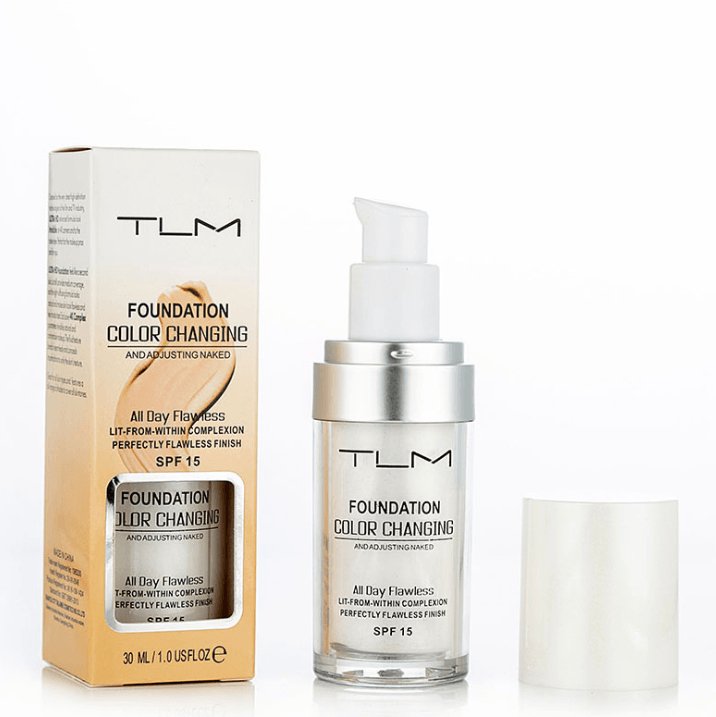 Exclusive Temperature Liquid Foundation Concealer — 1 black Brush Set — Side View
