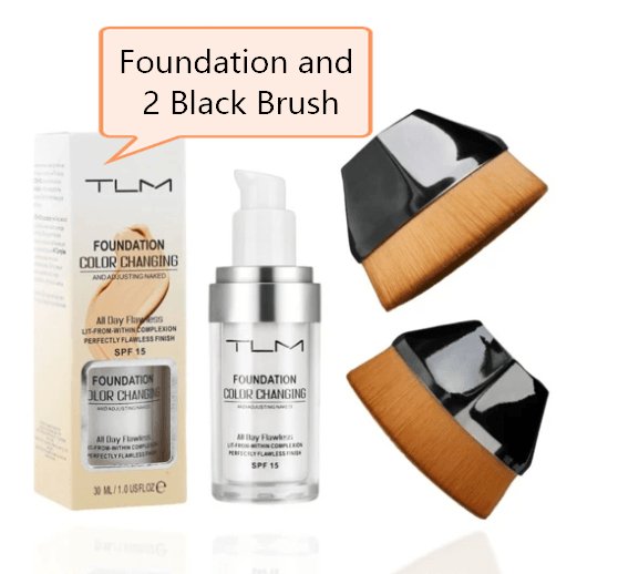 Exclusive Temperature Liquid Foundation Concealer — 1 black Brush Set — Alternate View 9