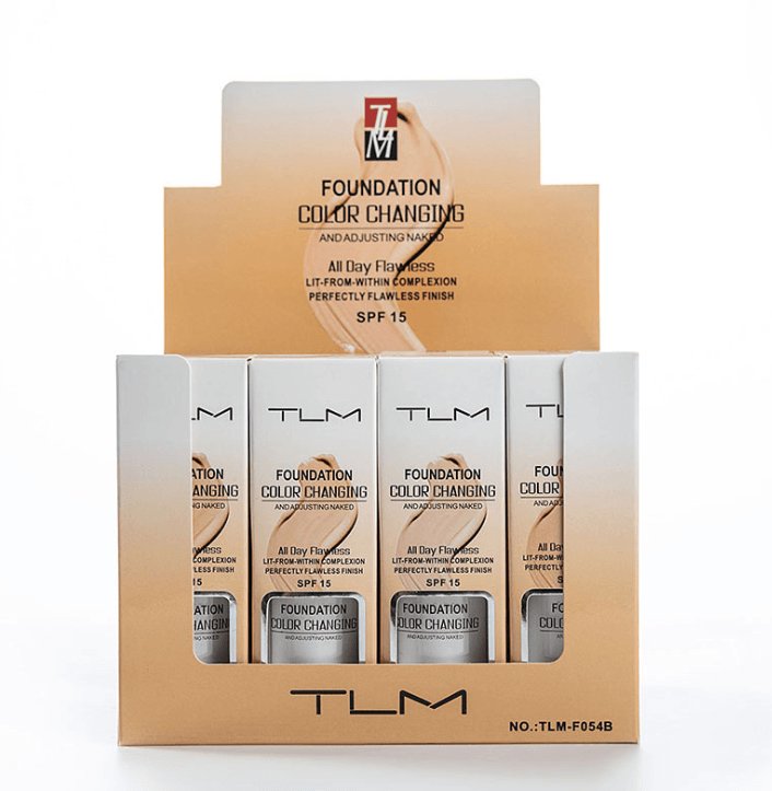 Exclusive Temperature Liquid Foundation Concealer — 1 black Brush Set — Back View