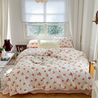 Exclusive Three Or Four Piece Set Of Small Floral Bed — 1 Style — Size 1.2m flat sheet — Alternate View 11