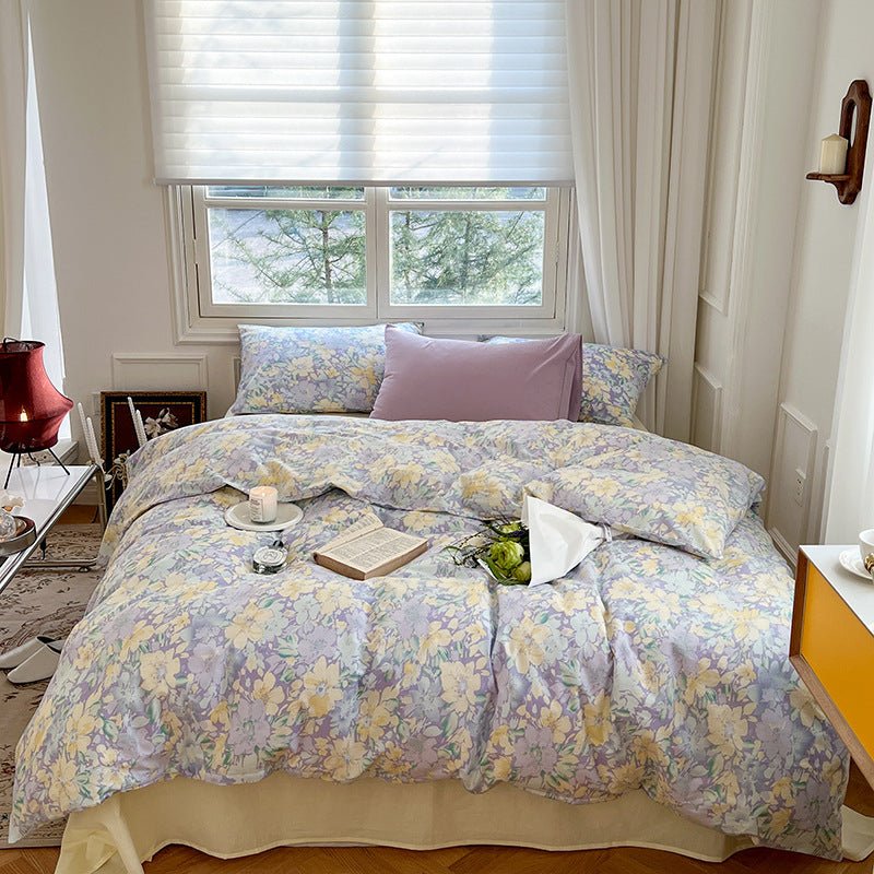 Exclusive Three Or Four Piece Set Of Small Floral Bed — 1 Style — Size 1.2m flat sheet — Alternate View 13