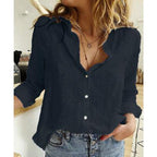 Exclusive Top Long Sleeve Shirt | Stylish & Versatile — Black — Size 3XL — Back View