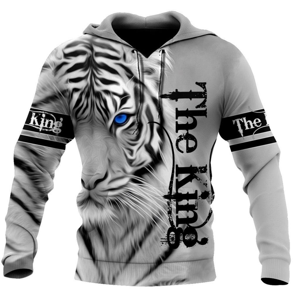 Exclusive Trendy Men’s Animal Print Sweatshirt | Bold Autumn Style — 1 Style — Size 2XL — Side View