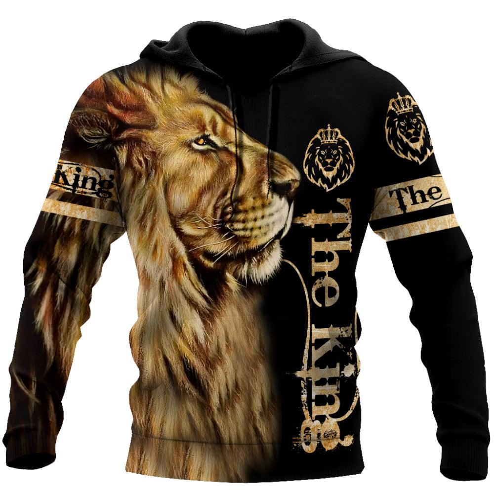 Exclusive Trendy Men’s Animal Print Sweatshirt | Bold Autumn Style — 1 Style — Size 2XL — Lifestyle View
