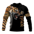 Exclusive Trendy Men’s Animal Print Sweatshirt | Bold Autumn Style — 1 Style — Size 2XL — Back View
