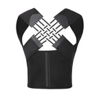 Exclusive Unisex Anti-Humpback Chest Lift Brace Posture Corrector — Black — Size L — Lifestyle View