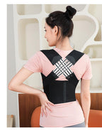 Exclusive Unisex Anti-Humpback Chest Lift Brace Posture Corrector — Black — Size L — Alternate View 7