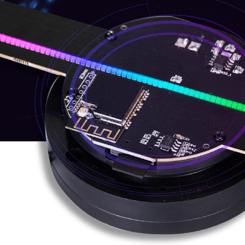 Exclusive Upgraded Naked Eye 3D Holographic Advertising Machine — Black — Size AU — Top View