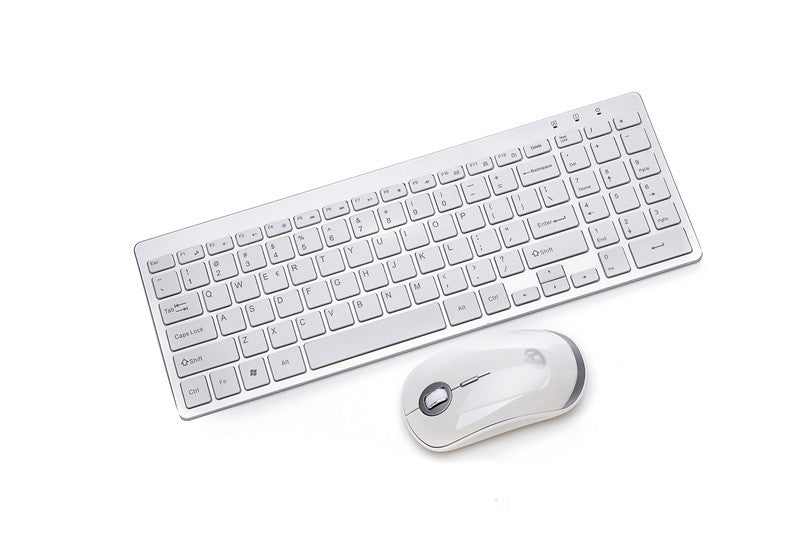 Exclusive USB Wireless Keyboard Gift Business Keyboard — Black — Top View