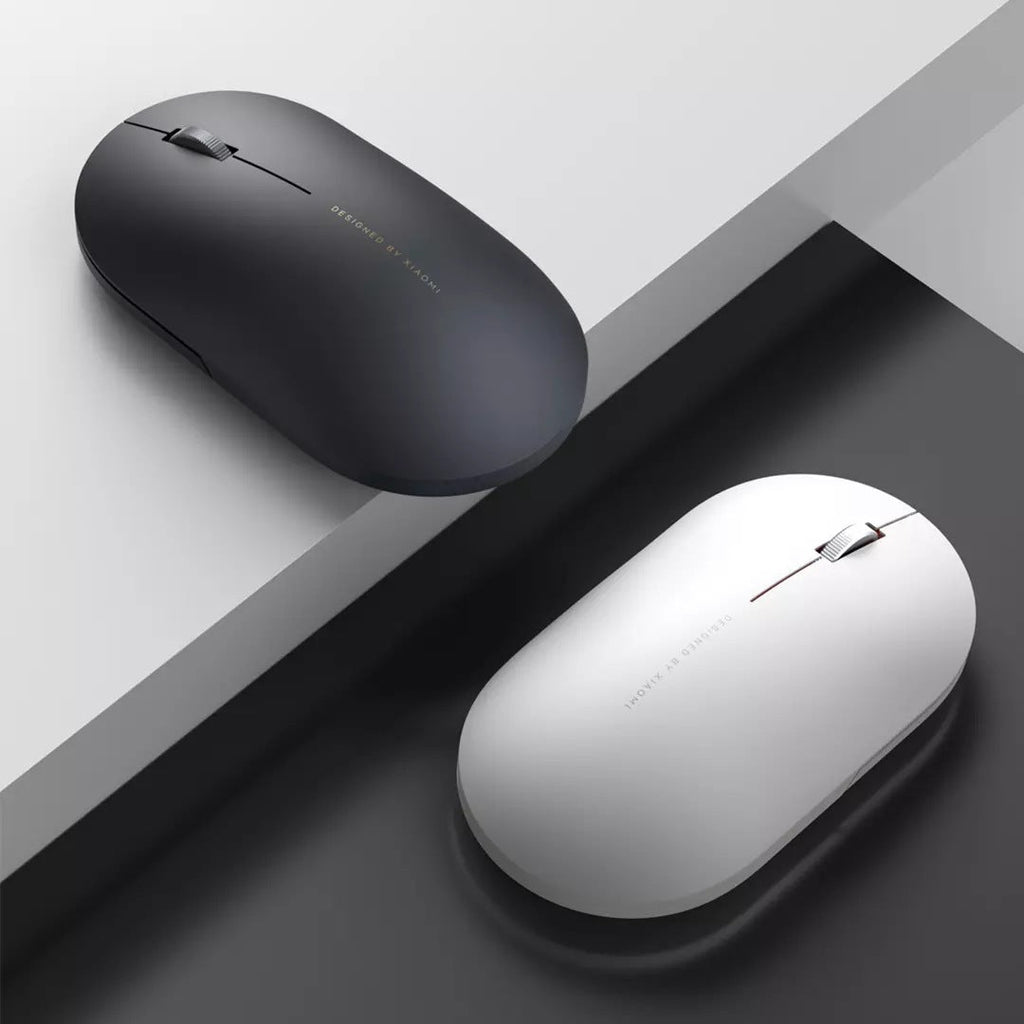 Exclusive USB wireless mouse — Grey — Front View