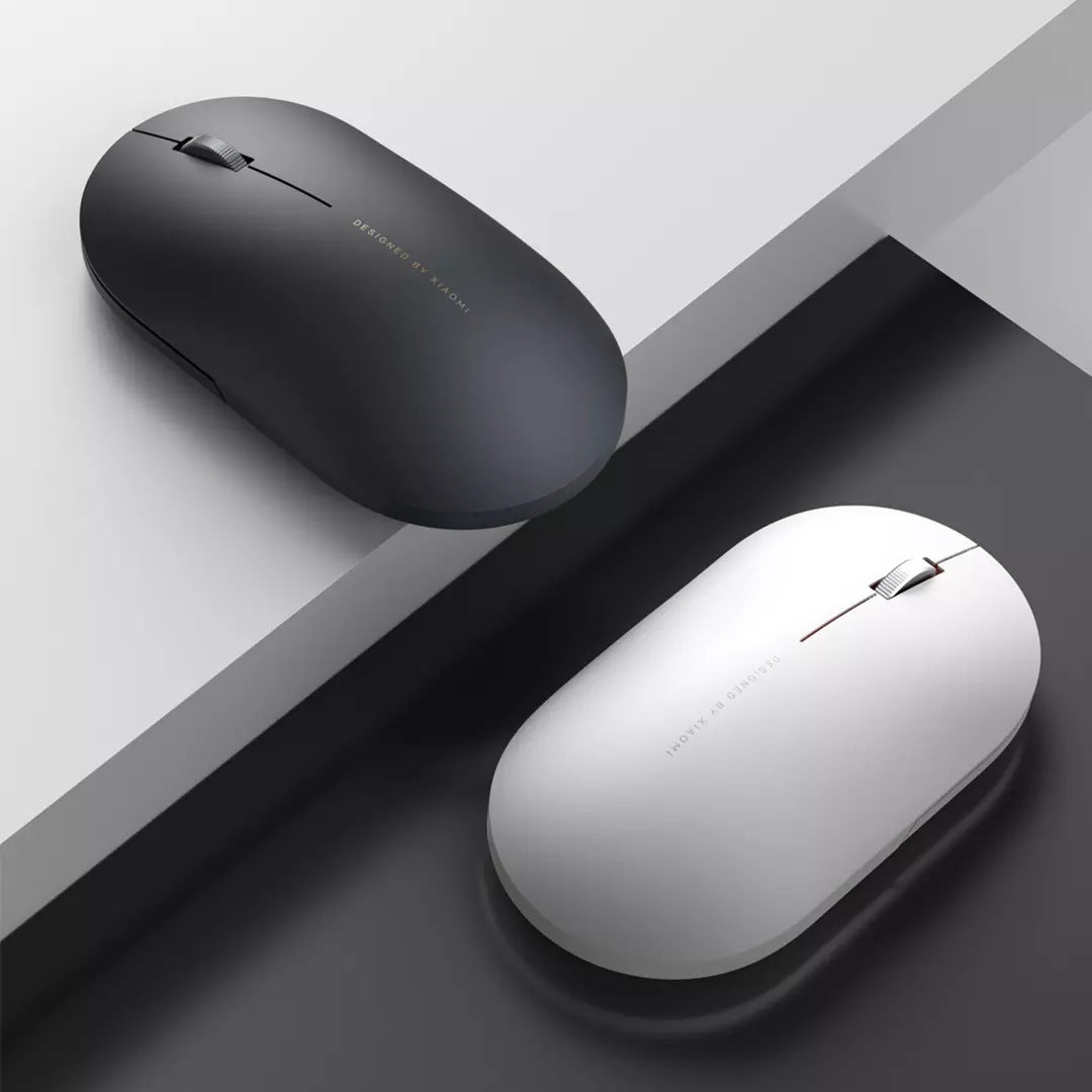 Exclusive USB wireless mouse — Grey — Front View