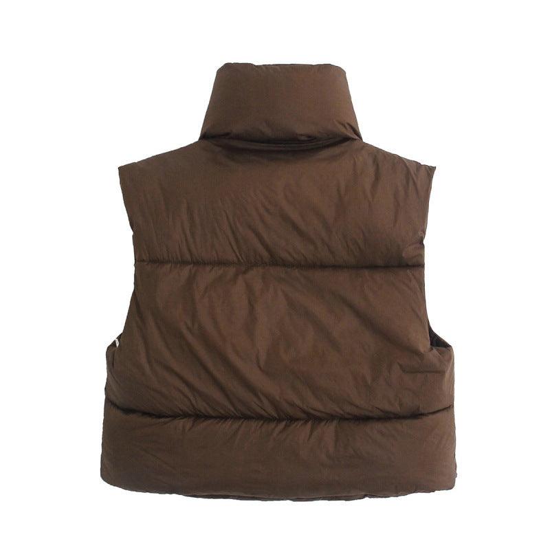 Exclusive Vest Loose And Slim Solid Color Sleeveless — Army Green — Size 2XL — Alternate View 9