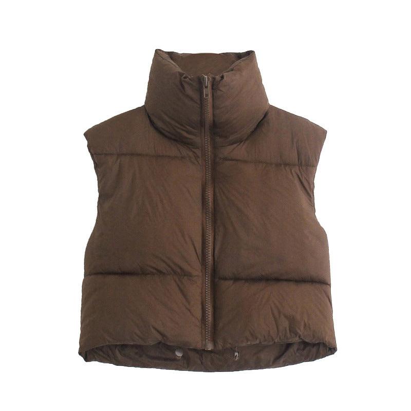 Exclusive Vest Loose And Slim Solid Color Sleeveless — Army Green — Size 2XL — Alternate View 7