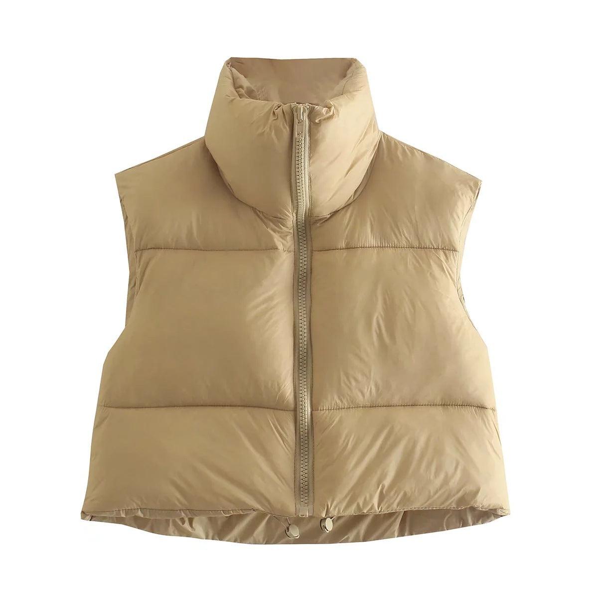 Exclusive Vest Loose And Slim Solid Color Sleeveless — Army Green — Size 2XL — Alternate View 13