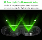 Exclusive Vibrating Eye Massage 3D Green Light Eye Massager — White blue — Size USB — Alternate View 9