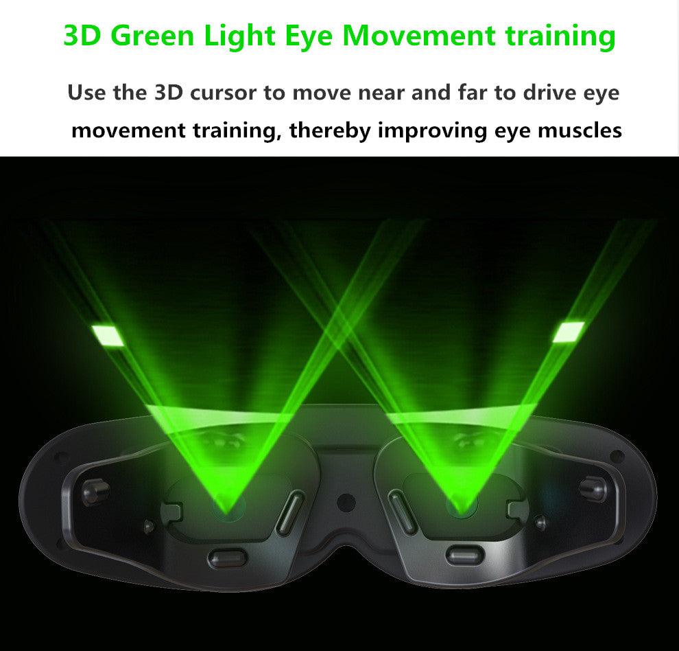 Exclusive Vibrating Eye Massage 3D Green Light Eye Massager — White blue — Size USB — Alternate View 9