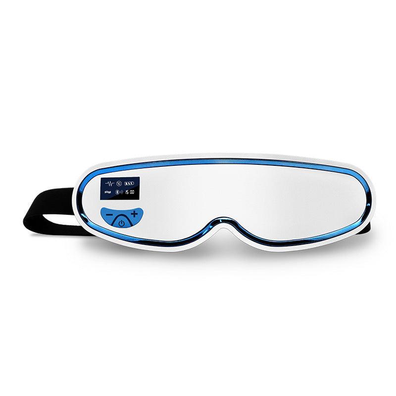 Exclusive Vibrating Eye Massage 3D Green Light Eye Massager — White blue — Size USB — Detail View