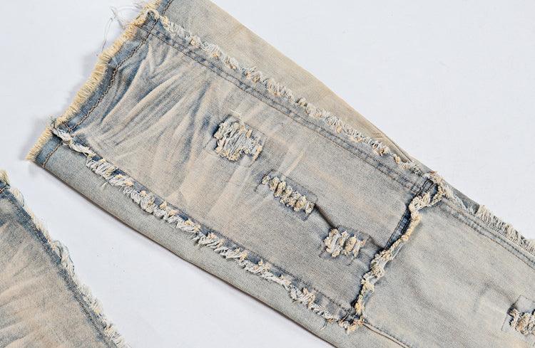 Exclusive Men's Vintage Flare Jeans — Light Blue — Size 40 — Alternate View 10