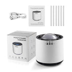 Exclusive Voice Control Colorful Led Lamp Humidifier — White — Top View