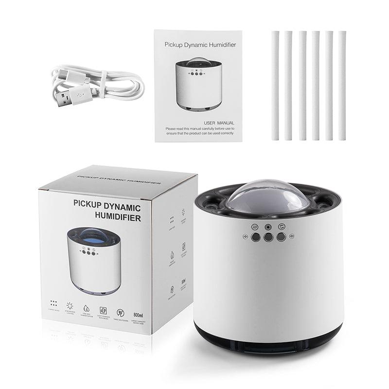 Exclusive Voice Control Colorful Led Lamp Humidifier — White — Alternate View 8